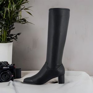 Trotters Kacee Black Italian Coronet Knee Boot